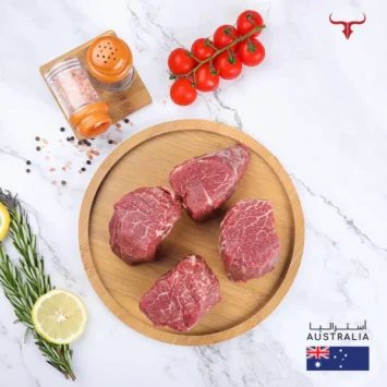 4 steaks offer AUS Grass-Fed Beef Tenderloin 250gm x 4