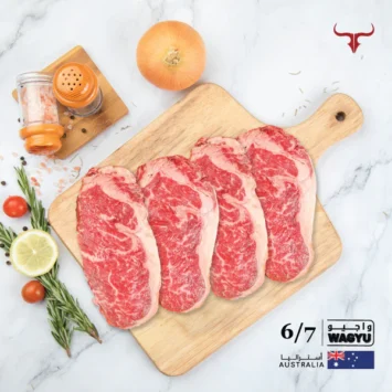 4 steaks offer AUS Wagyu Beef Ribeye Steak MB 67 250gm x 4